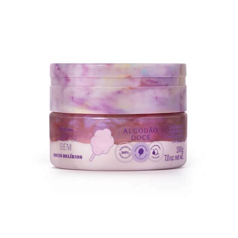 CBEM Cuide-Se Bem Algodao Doce Merengue Mousse Hydratante 200g