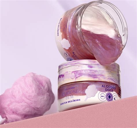 CBEM Cuide-Se Bem Algodao Doce Merengue Mousse Hydratante 200g