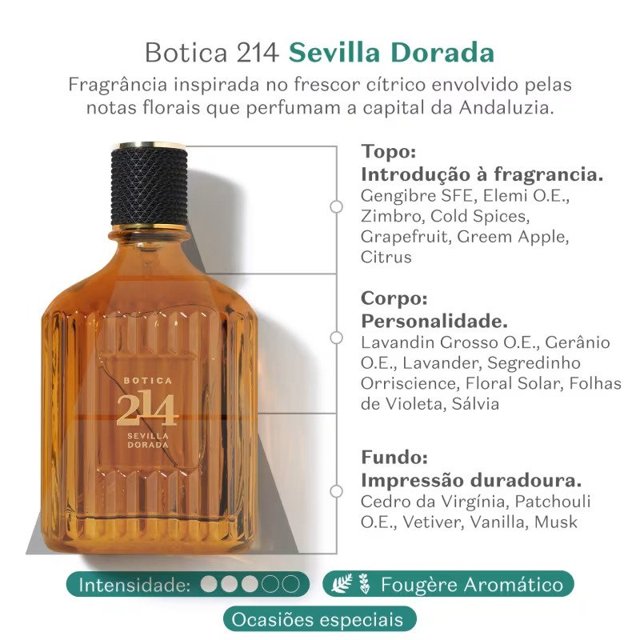 BOTICA 214 Sevilla Dorada EDP 90ml