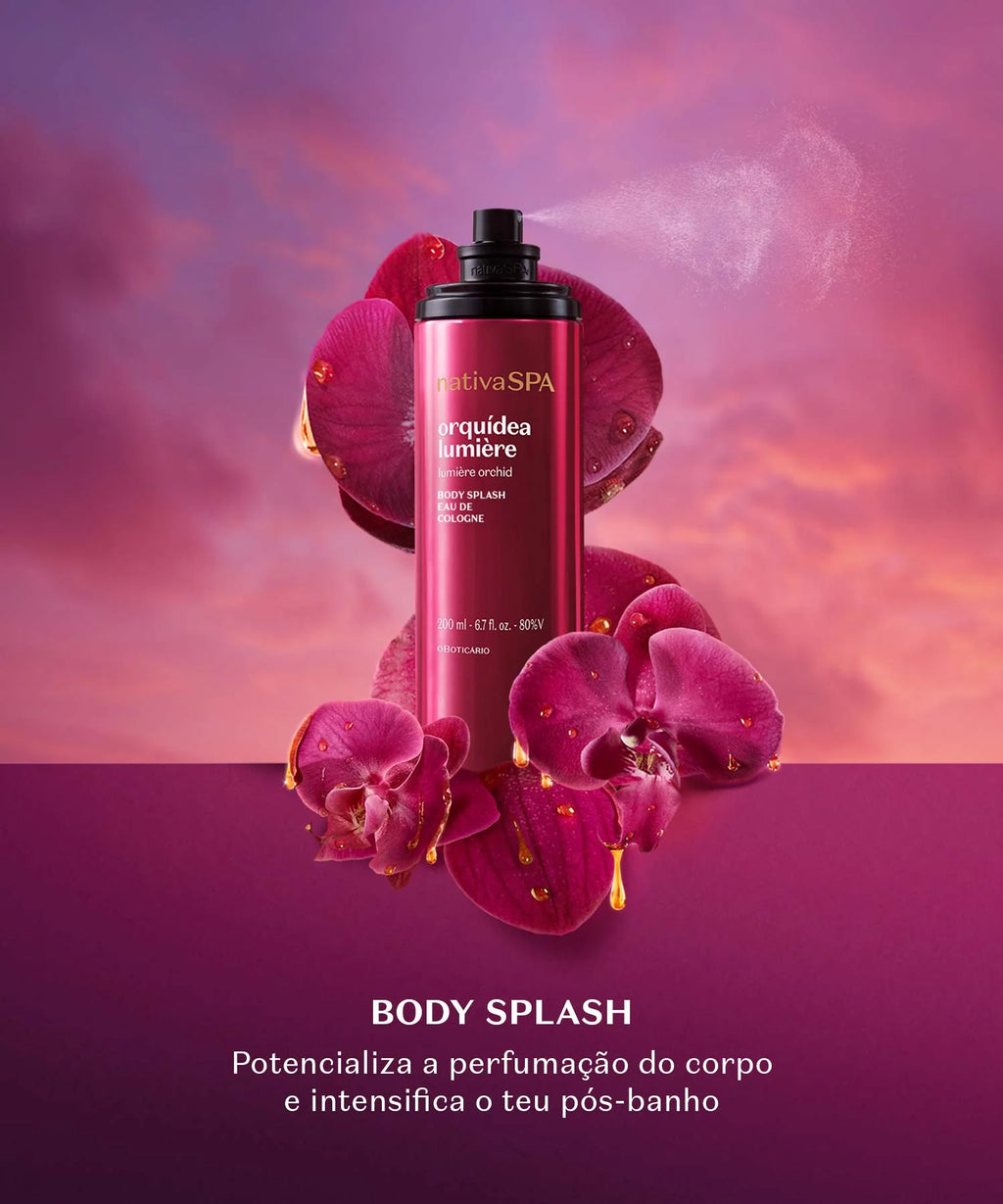 NativaSPA Orquídea Lumière Body Splash Eau de Cologne 200ml