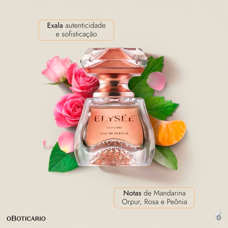 Elysée Eau de Parfum 50ml – O Boticário