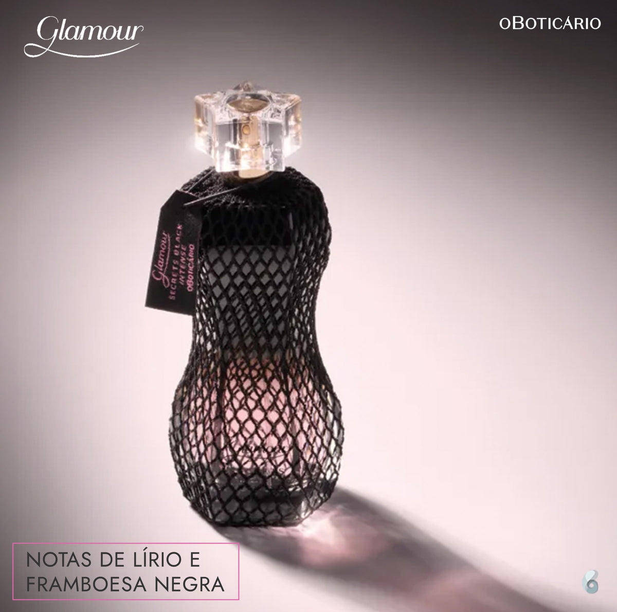 Glamour Secrets Black Intense Eau de Toilette 75ml – O Boticário