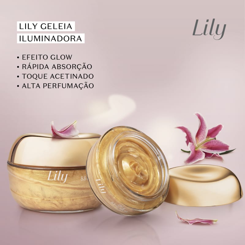 LILY Gel Hidratante Corpo Iluminador 250g