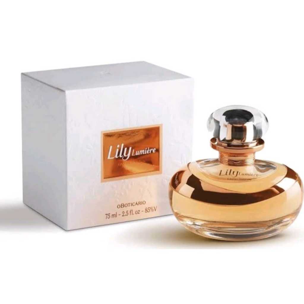 LILY LUMIÈRE Eau de Parfum - Flacon et boîte fond blanc
