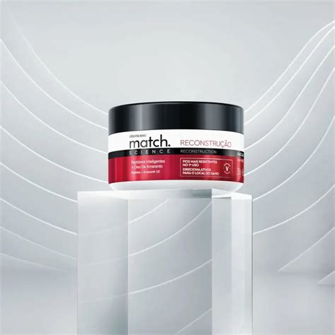 Match Science Reconstrução Máscara Capilar 250g – O Boticário