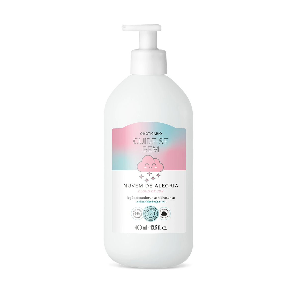 CBEM Nuvem de Alegria Loção Desodorante Hidratante Corps 400ml