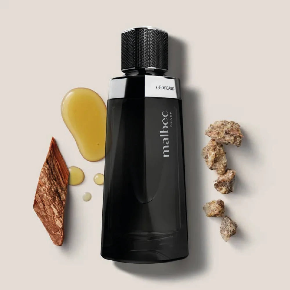 Malbec Black EDT avec ingrédients bois et résine 100ml