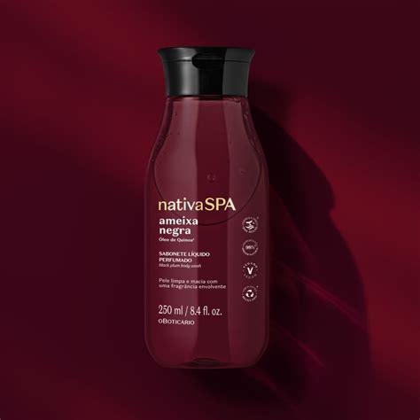 NativaSPA Ameixa Negra Savon Liquide 250ml - O Boticário