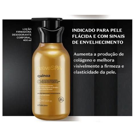 NativaSPA Quinoa - Loção Firmadora Desodorante 400ml