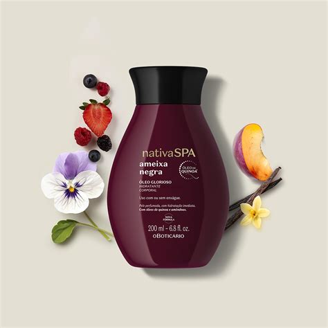 NativaSPA Ameixa Negra Huile Glorieuse Hydratante 200ml - ambiance