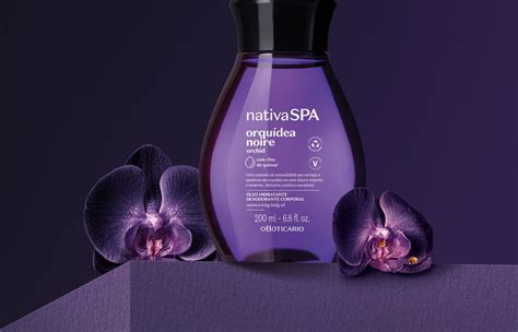 NativaSPA Orquídea Noire Huile Hydratante 200ml - ambiance orchidée