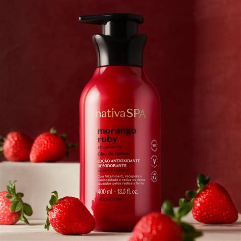 NSPA LOÇAO HID MORANGO RUBY 400ML