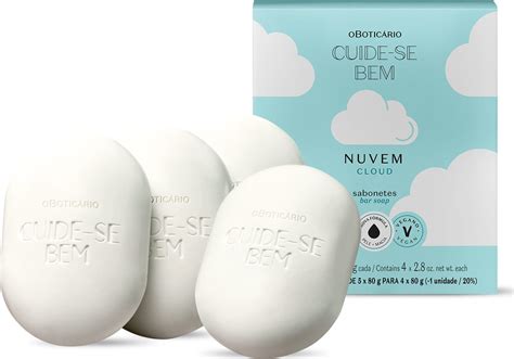 CBEM Cuide-Se Bem Nuvem Savon Solide Cloud 4x80g