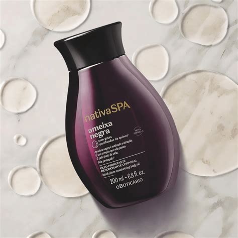 NativaSPA Ameixa Negra Huile Glorieuse Hydratante 200ml - O Boticário