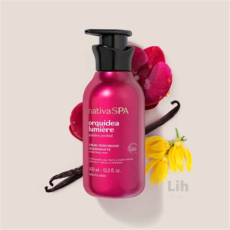 NativaSPA Orquídea Lumière - Crème Parfumée Désodorante 400ml