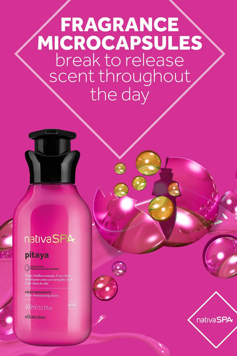 NativaSPA Pitaya - Microcapsules de Parfum Loção Hidratante 400ml
