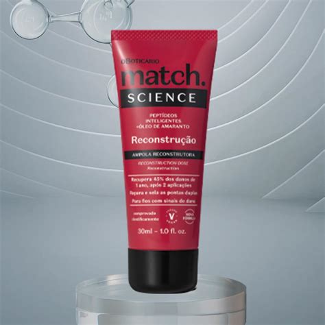 Match Science Reconstrução Ampôla Reconstrutora 30ml – O Boticário