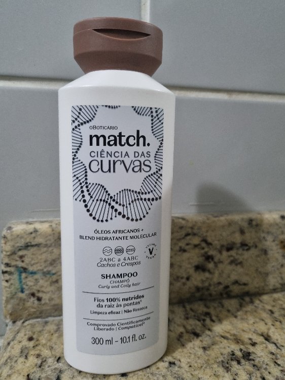 Match Ciência das Curvas Shampoo 300ml – O Boticário