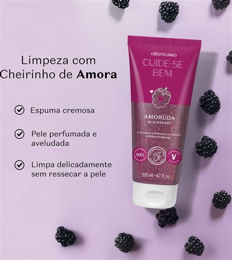 CBEM Cuide-Se Bem Amoruda Blackberry Savon Exfoliant Corps 200ml