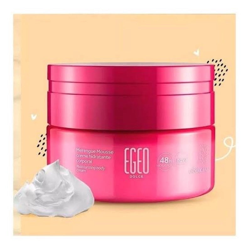 EGEO Dolce Merengue Mousse Creme Hydratante Corps 250g - O Boticario