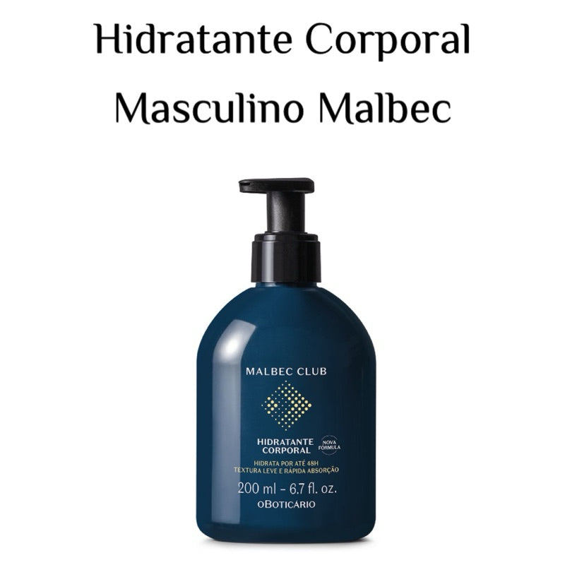 MALBEC CLUB LOÇAO HID. CORPORAL 200ML
