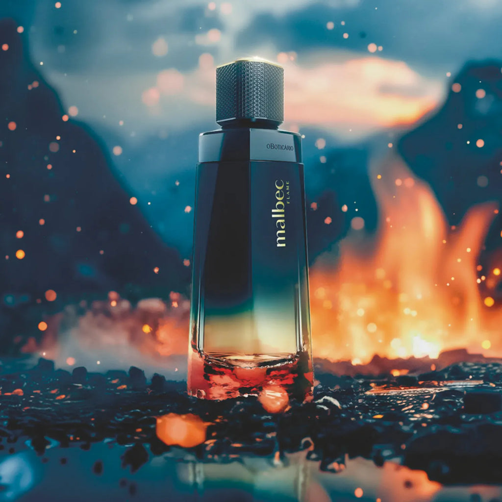 Malbec Flame flacon avec flammes et braises 100ml