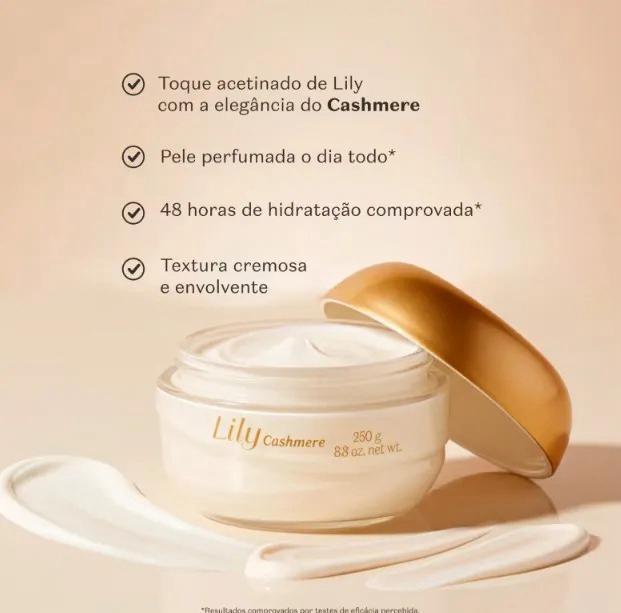 Lily Cashmere Crème Corporelle Acetinada 250g