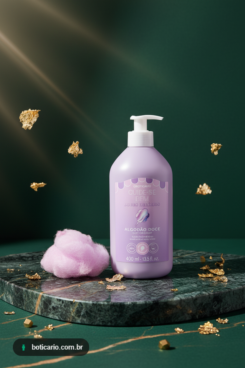 CBEM Algodão Doce – Fundo Verde & Dourado
