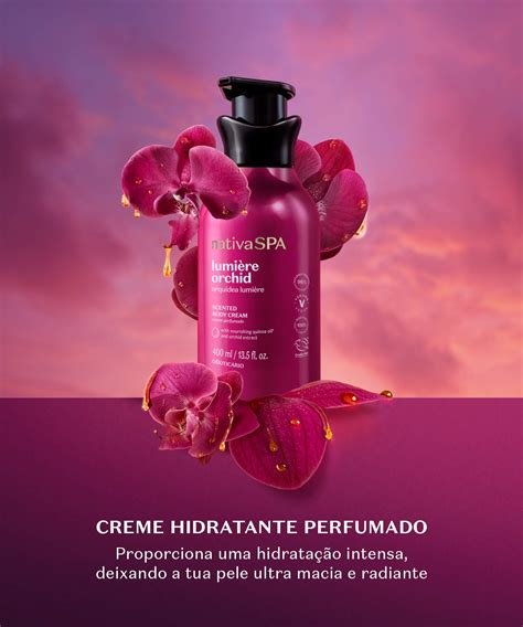 NativaSPA Lumière Orchid - Crème Hydratante Parfumée 400ml