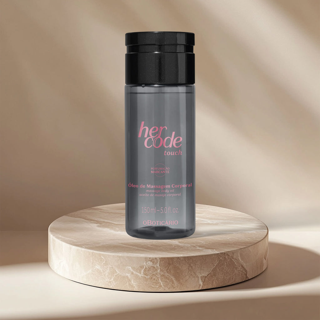 Her Code Touch Huile de Massage Corporelle 150ml - O Boticario