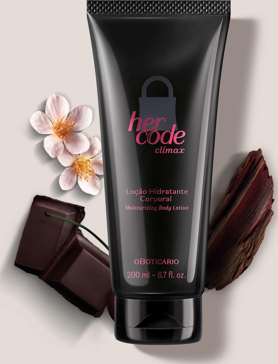 Her Code Climax Lotion Hydratante Corps 200ml - O Boticario
