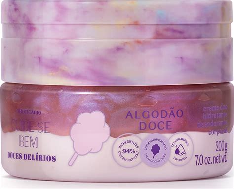 CBEM Cuide-Se Bem Algodao Doce Merengue Mousse Hydratante 200g