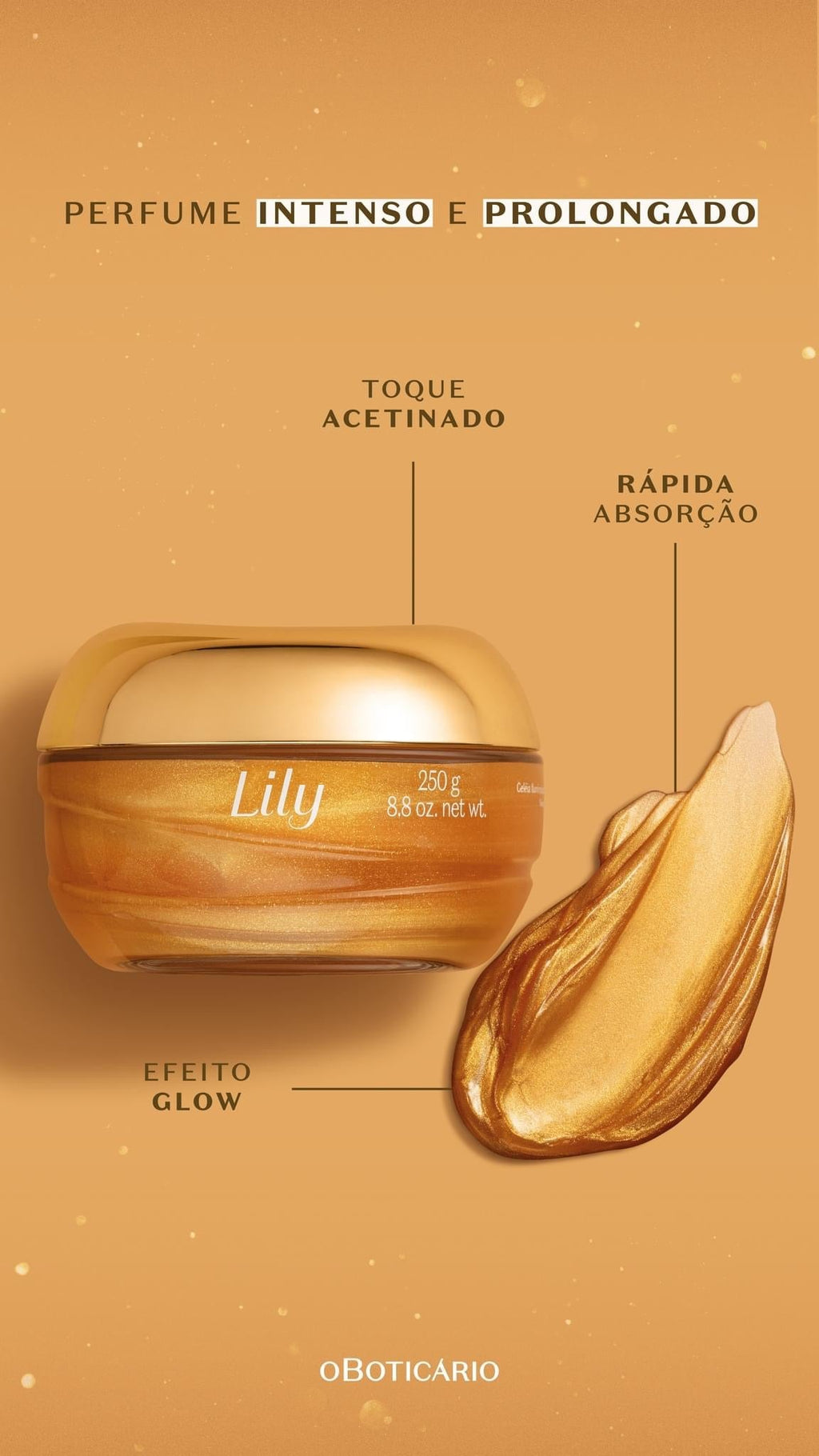 LILY Gel Hidratante Corpo Iluminador 250g