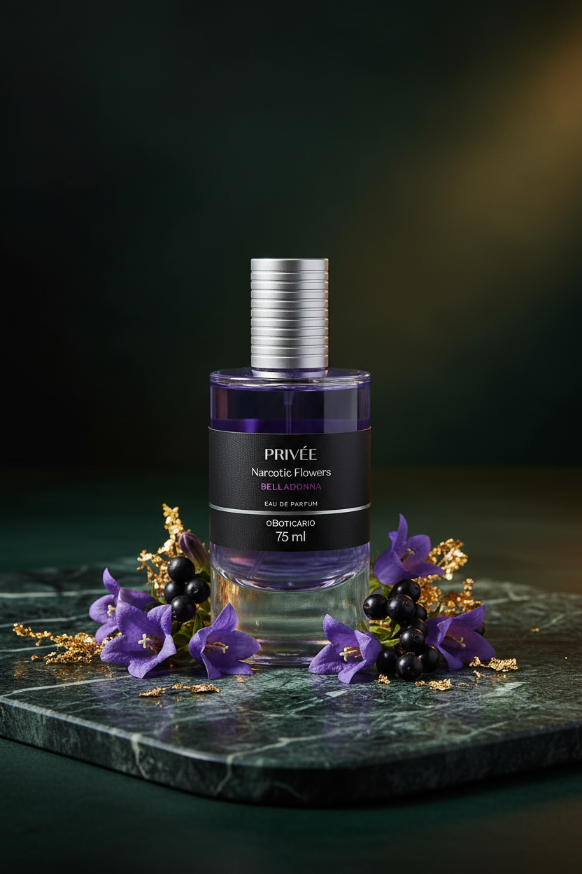 Privée Belladonna – Fundo Verde & Dourado