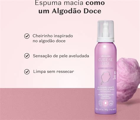 CBEM Cuide-Se Bem Algodao Doce Mousse Nettoyante Corps 180g
