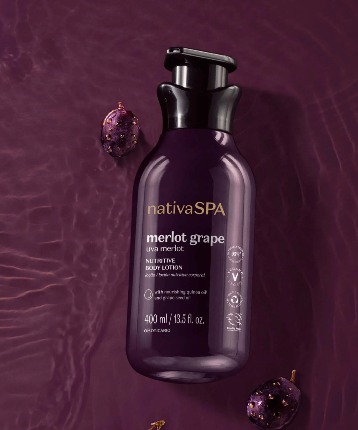 NativaSPA Merlot Grape - Nutritive Body Lotion 400ml